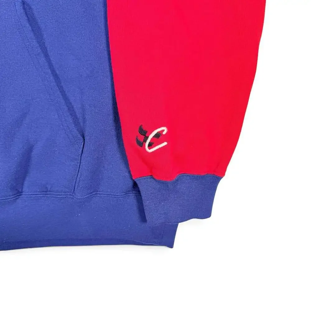 Vintage Chase Authentics Rusty Wallace #2 NASCAR Colorblock Hoodie Sweatshirt